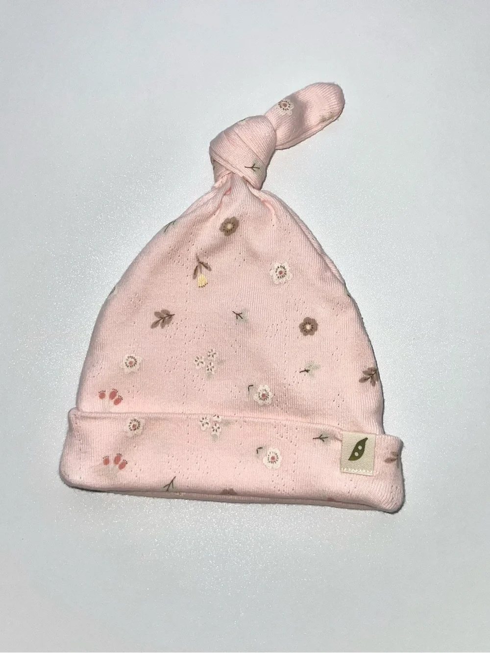 Easy-Peasy Organic Cotton 3-Piece Set Floral Printed Pink Baby Girl’s 3 Months